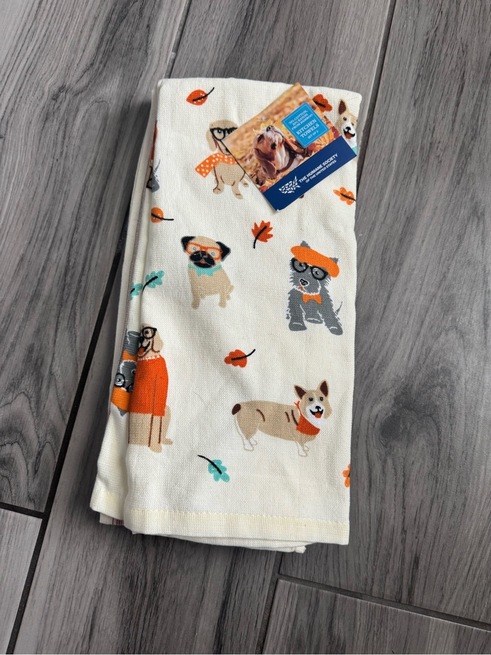 *NEW* Dog Pattern Kitchen Towel  3 pack of towels
